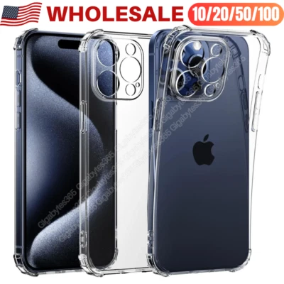 Lote de fundas de teléfono resistentes a prueba de golpes para iPhone 15 Pro 14 13 12 11 XR XS 8 Foto 1 de 4