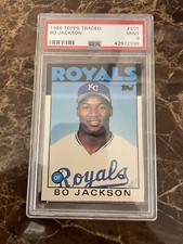 1996 Topps Traded Baseball Bo Jackson PSA 9 Mint #50T Kansas City Royals