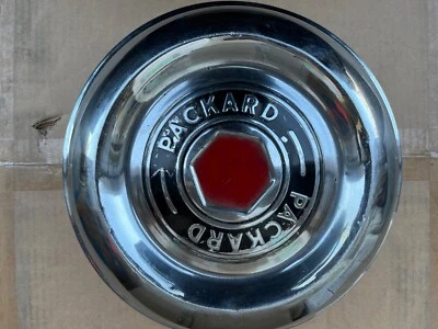 Tapacubos Packard Clipper 200 1951-1954 plato perro usado 1 pieza solo 11 3/4 diámetro Foto 1 de 3