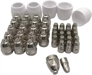 Accessori taglierina al plasma P80 bruciatore al plasma ugelli elettrodi per CUT50P 60P 45PCS - Foto 1 di 11
