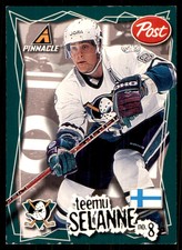 1997-98 Pinnacle Post Teemu Selanne Anaheim Mighty Ducks #19