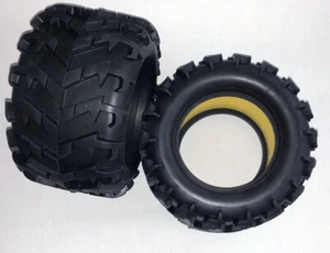 T/E Maxx, Savage, Revo 2.5, 5.9 X 3.4 in Tires Set of(2) fit the 2.2 Rims - Picture 1 of 1