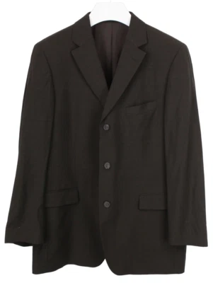 Hugo Boss Rossellini/Movie Blazer Men (EU) 50 Wool Notch Brown 3 Buttons - Image 1 of 4