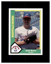 1990 CMC Nashville Sounds  Keith Brown #9
