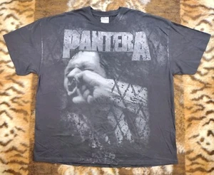 Vtg Y2K Pantera AOP Vulgar Display of Power T-Shirt Men's 3XL Hanes Heavyweight - Picture 1 of 6