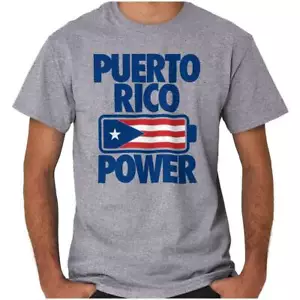 Puerto Rico Boricua Strong State Pride Flag Womens or Mens Crewneck T Shirt Tee - Picture 1 of 9