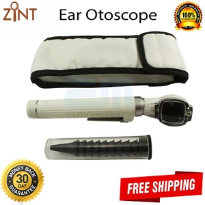 Otoscopio de fibra óptica Oftalmoscopio de oído Aprobado por la CE LED Diagnóstico Espécula gratuita - Imagen 1 de 10