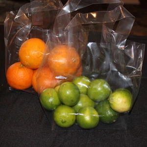 Bolsa para llevar de plástico de toma rápida con mango de bucle suave transparente | 200/estuche - Imagen 1 de 2