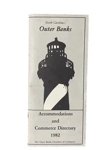 1982 NC Outer Banks Unterkünfte und Handelsverzeichnis Broschüre 43 Seiten - Bild 1 von 4