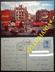 POSTCARD LONDON PICCADILLY CIRCUS 1963 COCA - COLA ENGLAND LONDRES CC04870 UK - Imagen 1 de 1