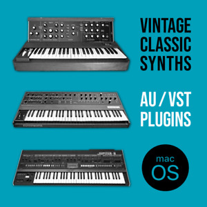 Vintage Classic Synth Plugins / AU & VST Instruments / Mac OSX macOS / Logic Pro