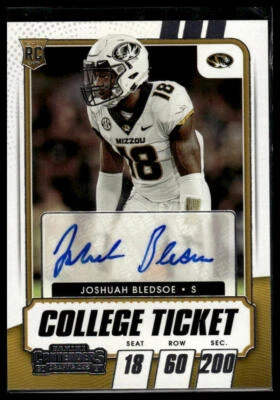 2021 Panini Contenders Draft Picks #255 Joshuah Bledsoe - Image 1 of 2