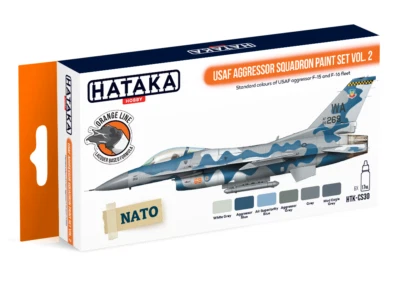 HATAKA HOBBY Hataka CS30 USAF Aggressor Squadron paint set vol.2