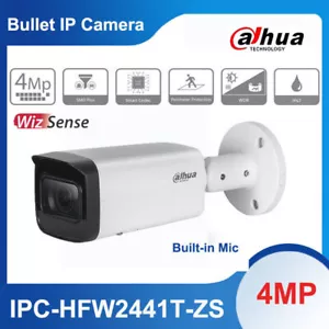 Dahua 4MP Varifocal Zoom Starlight IP Camera MIC IPC-HFW2441T-ZS POE 2.7~13.5mm - Picture 1 of 9