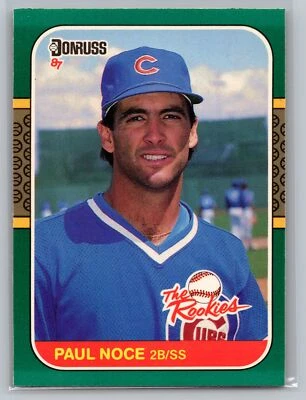 1987 Donruss The Rookies #51 Paul Noce Chicago Cubs - Image 1 of 2
