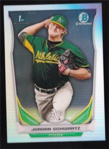 2014 Bowman Chrome Draft #CDP119 Jordan Schwartz - NM-MT