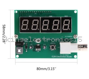DIY Kit 1Hz-75MHz Frequenzzähler 7V-9V 50mA Cymometer Modul Tester Meter - Bild 1 von 6