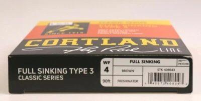 Cortland 444 Full Sinking Type 3 Fly Line - ALL SIZES - FREE FAST SHIPPING - Image 1 of 4