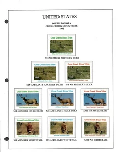 INDCOLL Crow Creek Sioux Tribe Stamps -- Page 06 - Picture 1 of 1