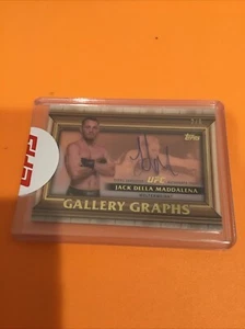 2024 Topps UFC Knockout Jack Della Maddalena Gallery Graphs Auto Autograph /8 - Picture 1 of 2