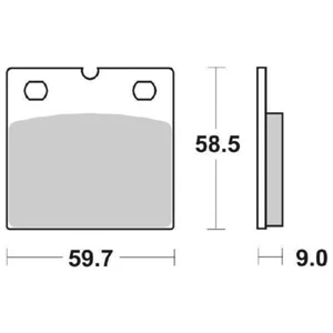 PASTIGLIE FRENO SBS 554HF - Foto 1 di 1
