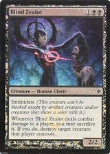 MTG - New Phyrexia - Blind Zealot - Foil - NM