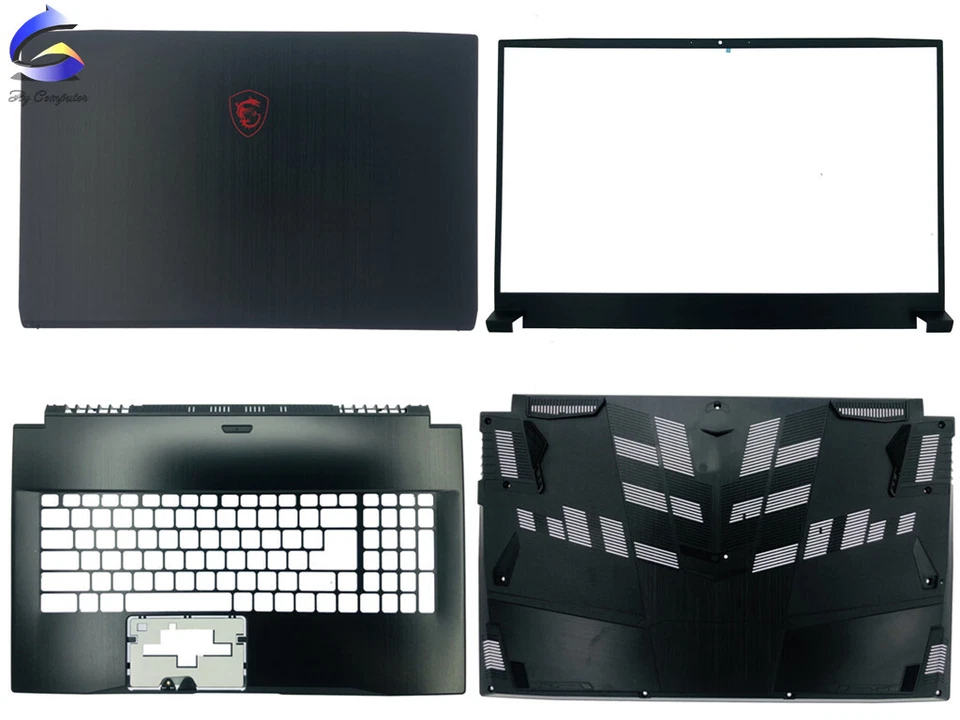 适用于微星 GF75 MS-17F1 17F2 17F3 17F4 17F5 LCD 后盖/边框/掌托/底部 — 第 1/1 张图片