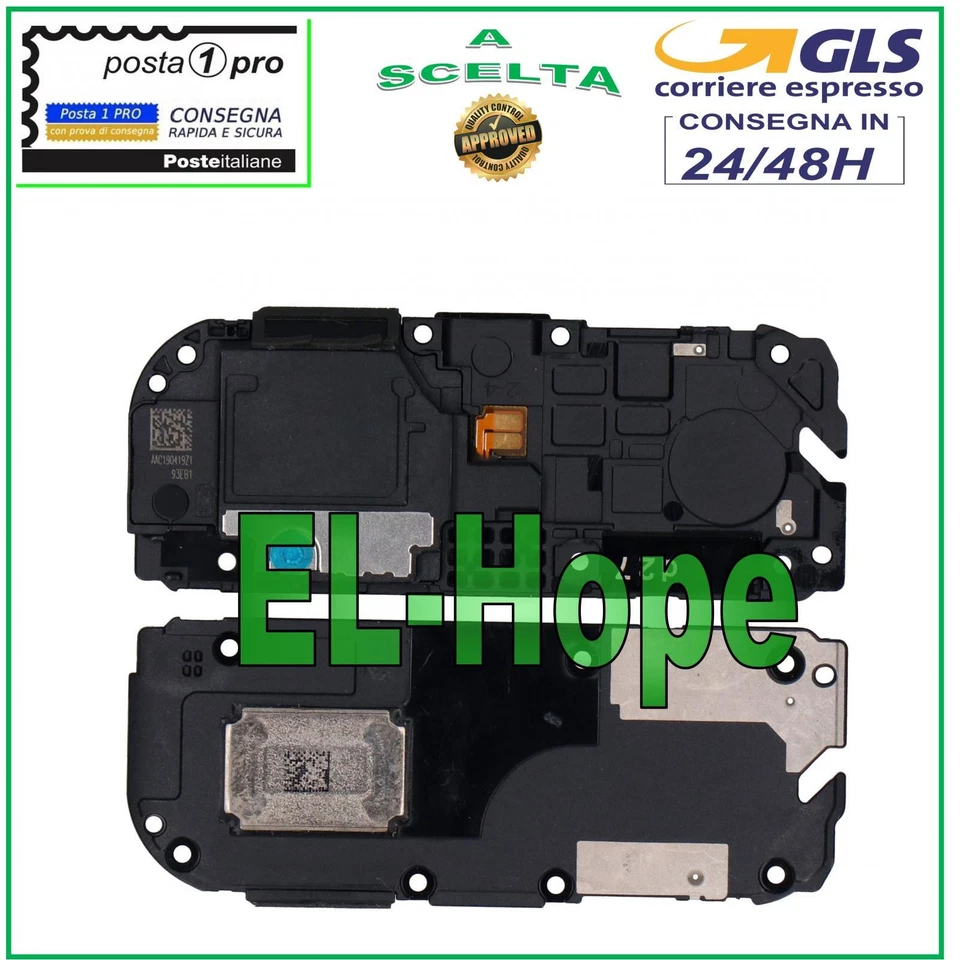 SUONERIA BUZZER ALTOPARLANTE PER XIAOMI MI 9 M1902F1G CASSA AUDIO VIVAVOCE - Immagine 1 di 1