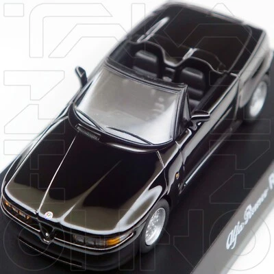 ALFA ROMEO RZ ROADSTER ZAGATO 1992 MINICAR COLLECTION 3 KYOSHO 1:64 BLACK NIB - image 1 of 4