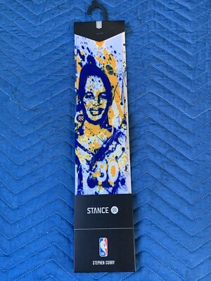 Calcetines Stance Stephen Curry Golden State Warriors Splatter Player Crew - LG 9-12 Foto 1 de 4