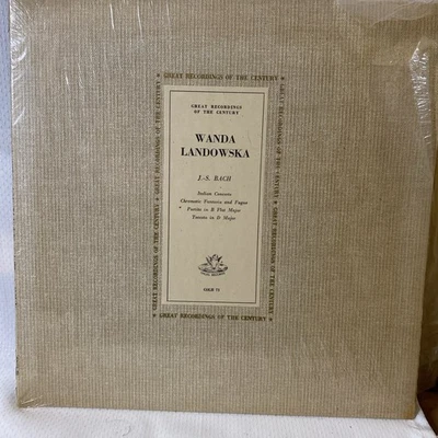 Wanda Landowska  J.S. Bach Italian Concerto Angel, COLH 71  Original Packaging - Image 1 of 4