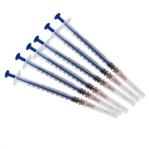 10X Mit Kappe Nadel 1ml Spritze Ftq-Spitze Nadel-Spritzen Schutzkappe Stumpf - Bild 1 von 22