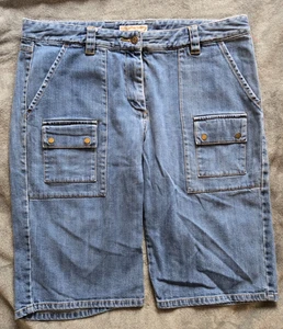 Michael Kors - Blue Jean - Extra Pockets - Size 14 - Shorts - Picture 1 of 4