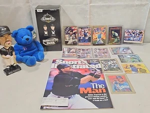 Mike Piazza Sammlung Lot 17. Inc 2 - 2002 Bobbleheads - Piazza Bear - 13 Karten + - Bild 1 von 13