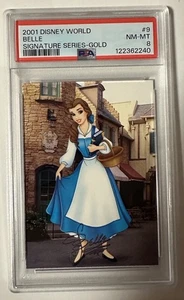 2001 Disney Signature Belle GOLD Signature PSA 8 Beauty And The Beast - Bild 1 von 2