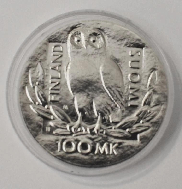 OWL - 350th Anniversary University of Helsinki 1990 Finland Silver BU - Image 1 of 2