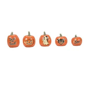 Department 56 Vintage Pumpkins St/5 6012280 Dept 2023 Halloween Snow Village - Picture 1 of 1