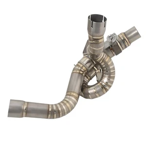 For Ducati Multistrada 950 V2 2017-2020 Titanium Alloy Mid Exhaust Link Pipe - Picture 1 of 6