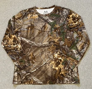 Realtree Xtra Mens Large Green/Brown Camouflage Long Sleeve Hunting  Shirt - Picture 1 of 9