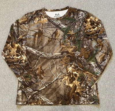 Realtree Xtra Mens Large Green/Brown Camouflage Long Sleeve Hunting  Shirt - Image 1 of 4