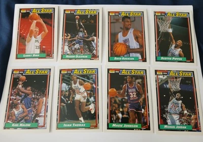 1992-93 Topps Basketball All-Star Near Complete set Jordan, Bird, Johnson MINT! - Image 1 of 4