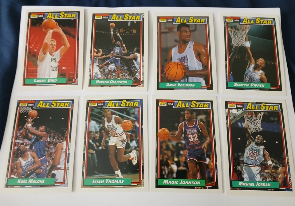 1992-93 Topps Basketball All-Star Near Complete set Jordan, Bird, Johnson MINT! - Image 1 of 4