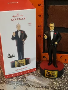 Hallmark Andenken Ornamente "Der Pate" 2015 Marlon Brando Magic Sound - Bild 1 von 8