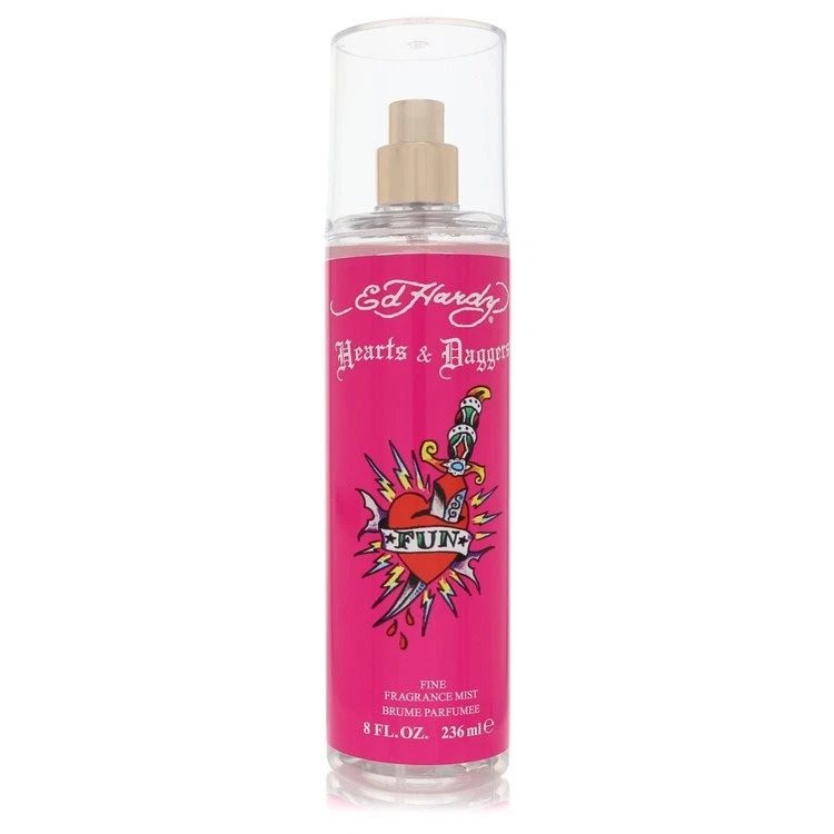Ed Hardy Hearts & Daggers de Christian Audigier Body Mist 8,0 OZ para mujer Bran Foto 1 de 4