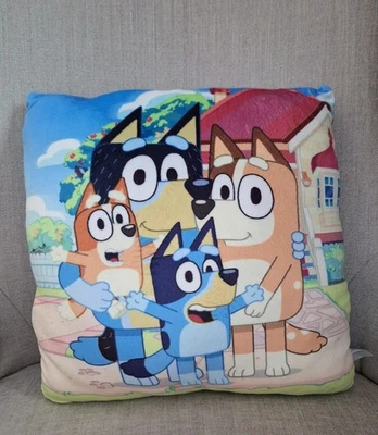 Bluey Plush Pillow for Bedroom Decoration Polyester Cotton - Image 1 of 3