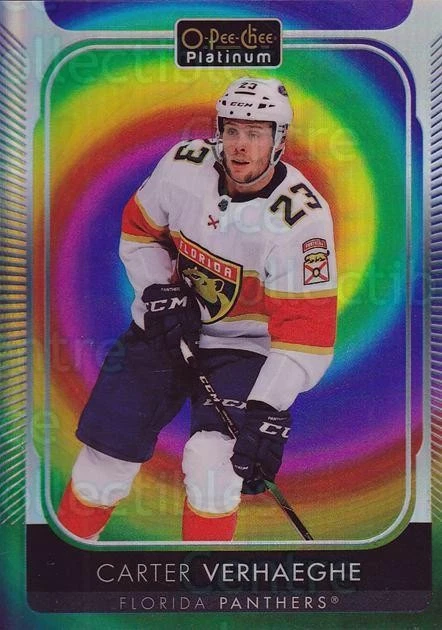 2021-22 O-Pee-Chee Platinum Rainbow Color Wheel #94 Carter Verhaeghe - Image 1 of 1