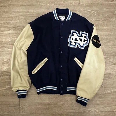 Vintage University Of North Caroline NCAA Varsity Jacket - Image 1 of 4