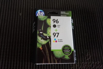 Nuevo paquete doble genuino OEM HP 96/97 negro/tricolor chorro de tinta C9353FN AGOSTO 2017 Foto 1 de 3