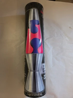 Lava Lamp Lite 2155 LAVA THE ORIGINAL Silver Blue & Pink  14.5 Inches Sealed !!! - Image 1 of 4