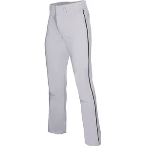 Baseball Express Men's Triple Play Piped Baseball Pant WHITE | BLACK SM - Picture 1 of 1